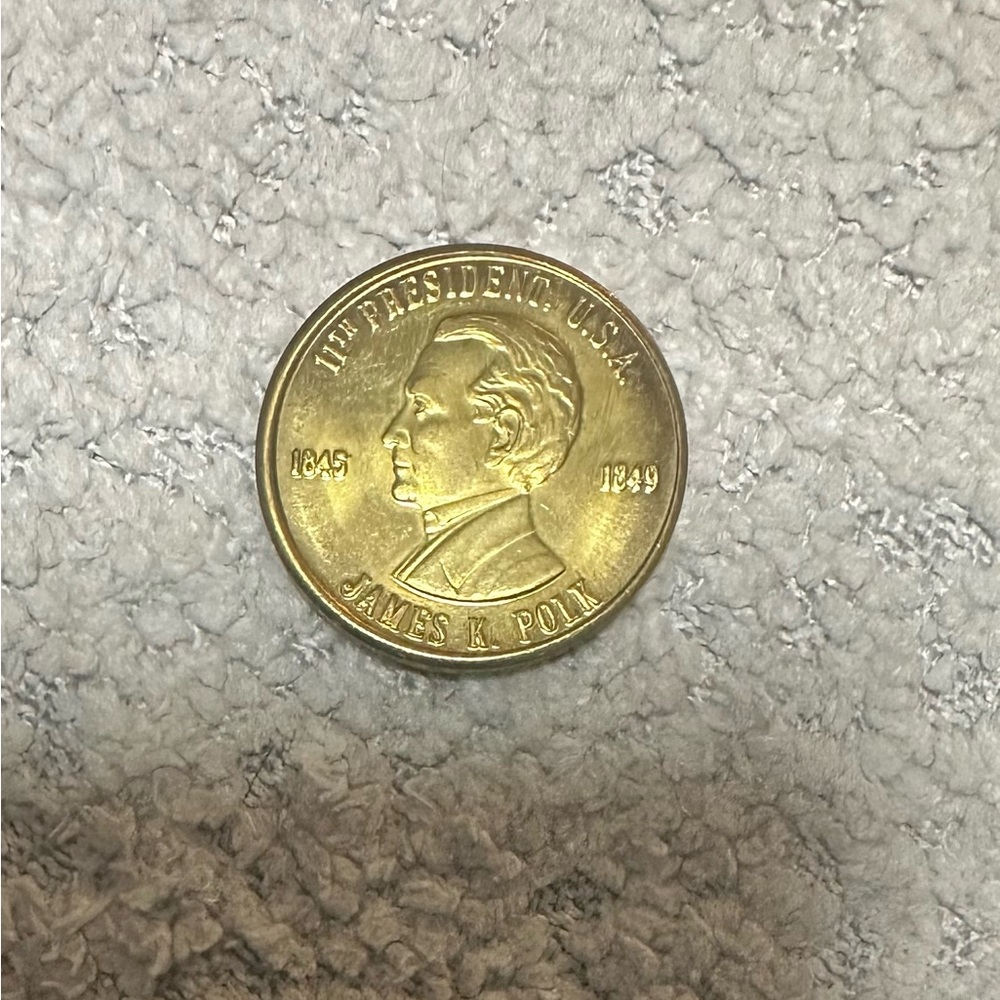 Vintage 1981 reader’s digest James K. Polk Commemorative Coin
